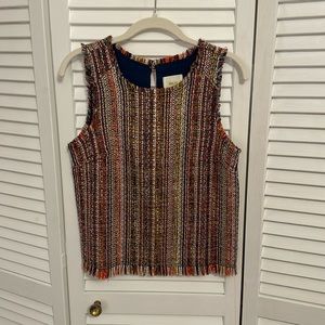 Maeve Tweed Sleeveless Top - Sz 2